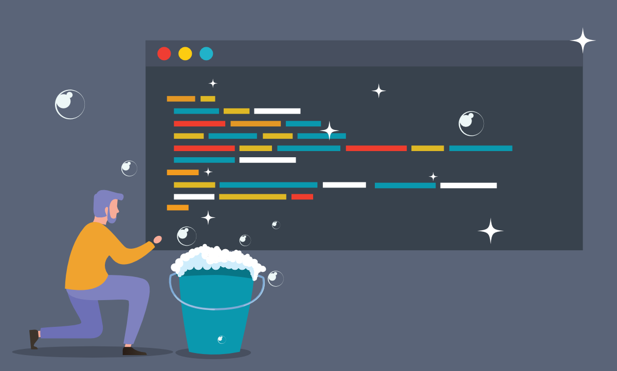 Ilustração de uma aplicação Clean Code