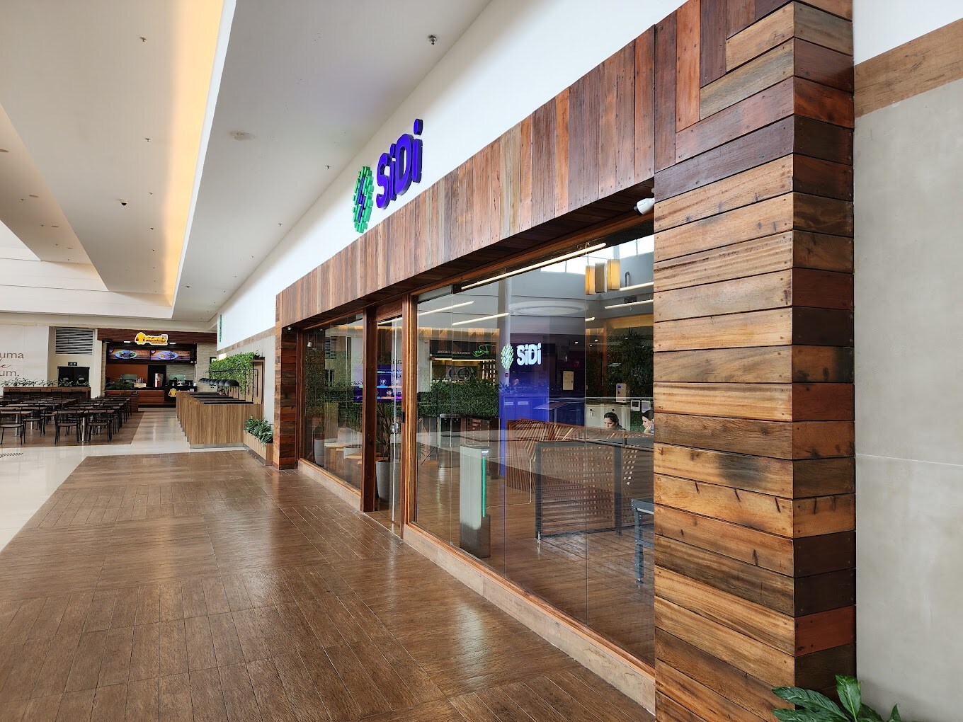 Faixada do SiDi Manaus no Shopping Ponta Negra