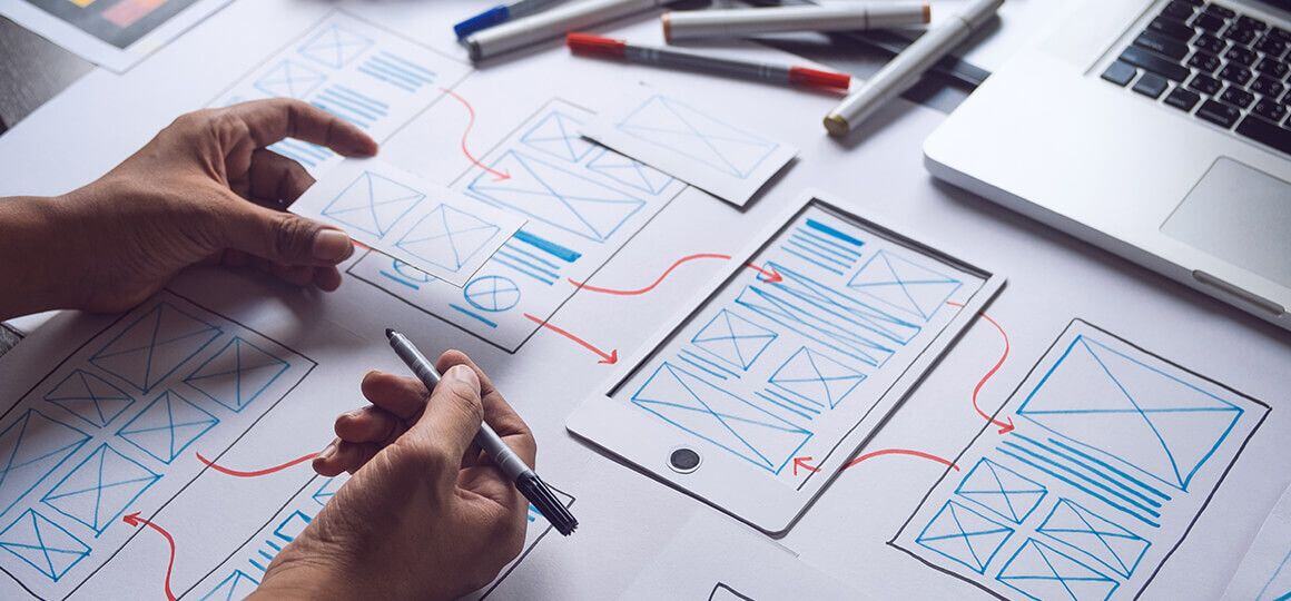 Ux designer criando prototipo